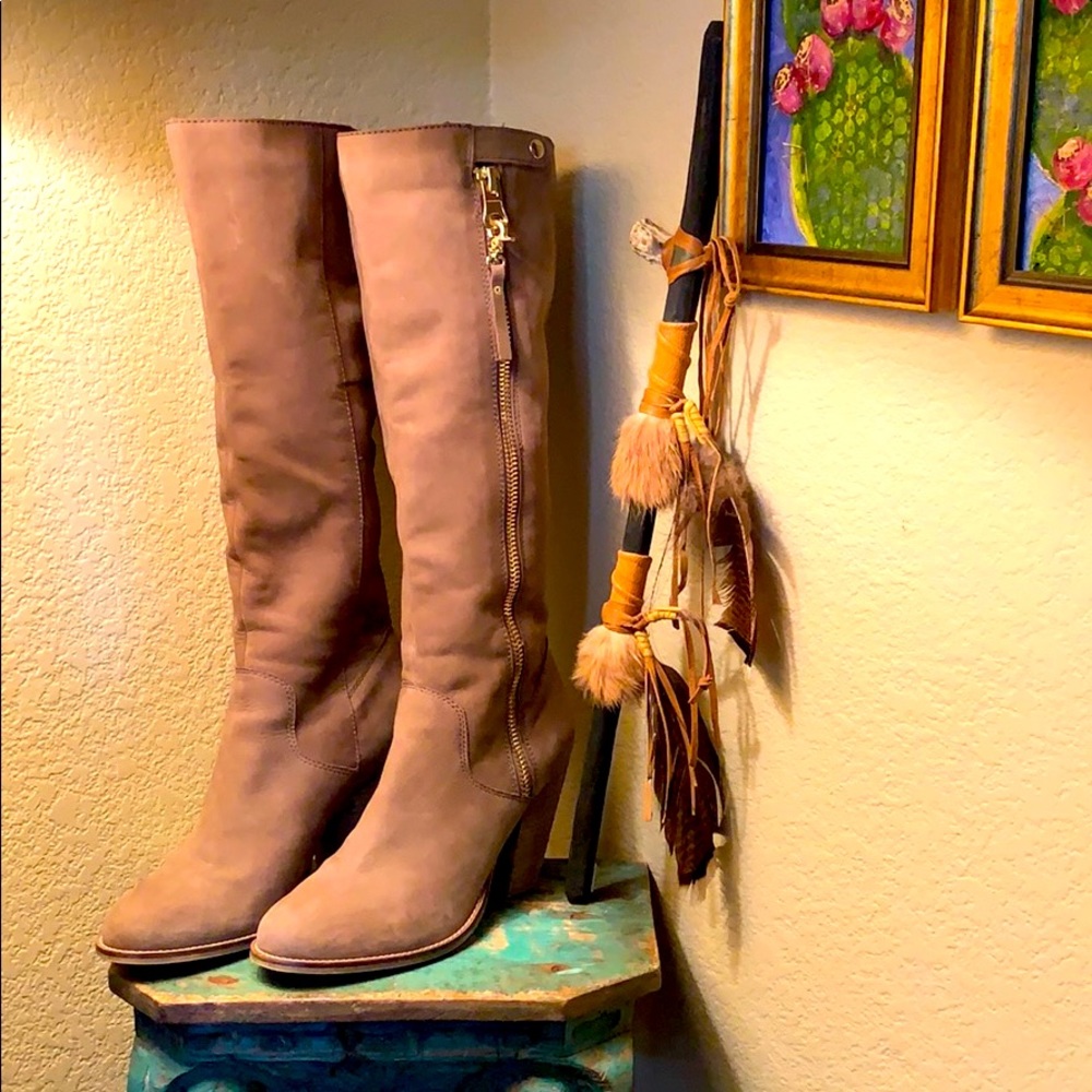 ALDO Suede Zip Boots 10 - Picture 3 of 10